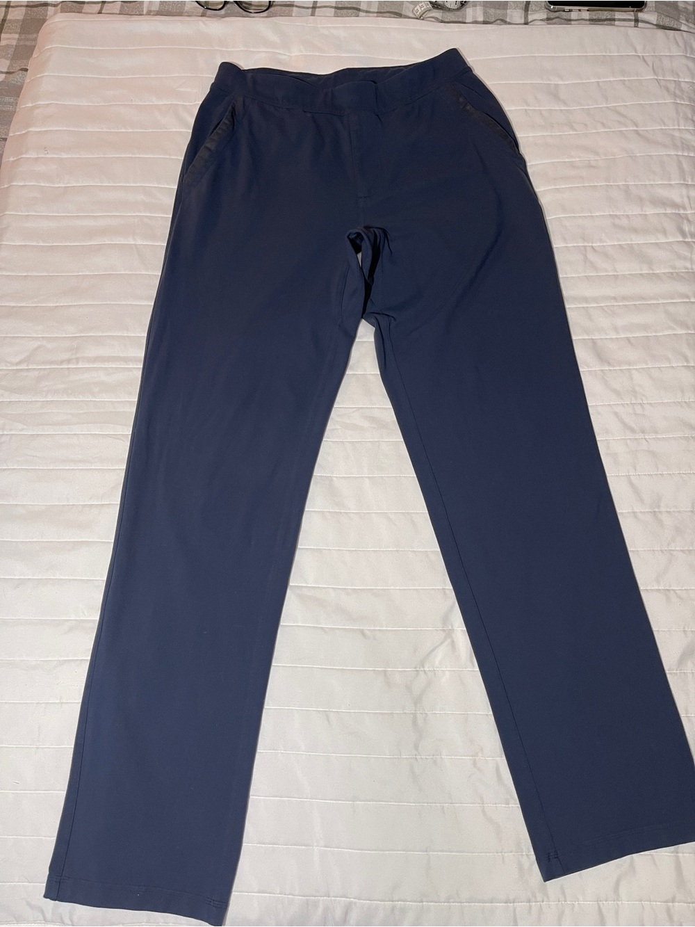 lululemon athletica Men's Deep Navy Straight-Leg Chinos